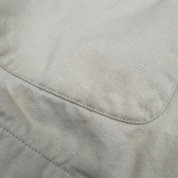 Vintage Chore Jacket Coat Basic Editions Plus 1X Beige Plaid Lining Corduroy 90s - Picture 11 of 12